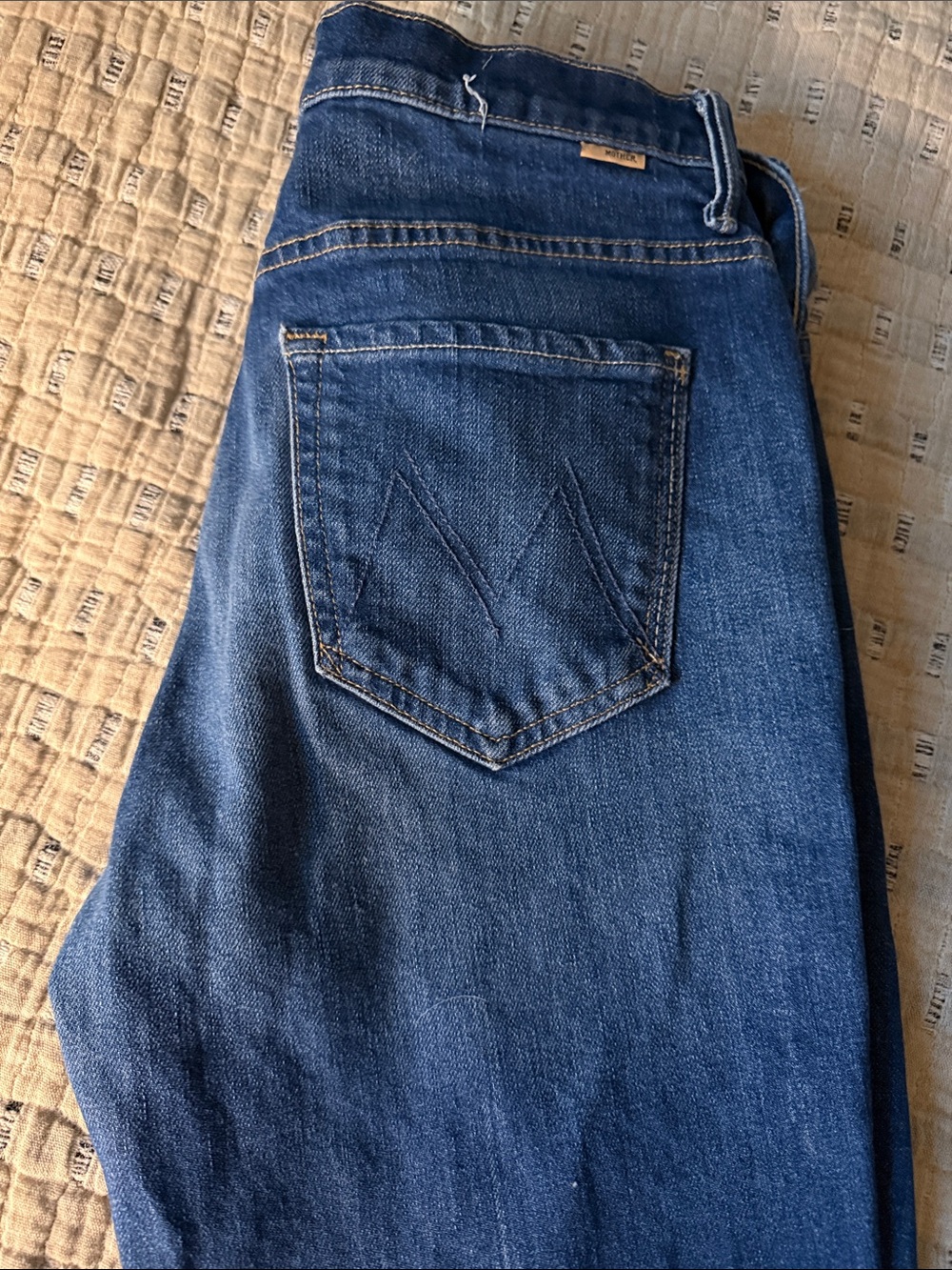 MOTHER Insider Crop Step Fray Jeans - Picture 1 of 4